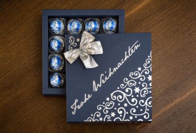 Frohe Weihnachten - Original Salzburger Mozartkugeln 16 Stück
