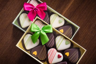 Nougat Hearts, 8 pcs.